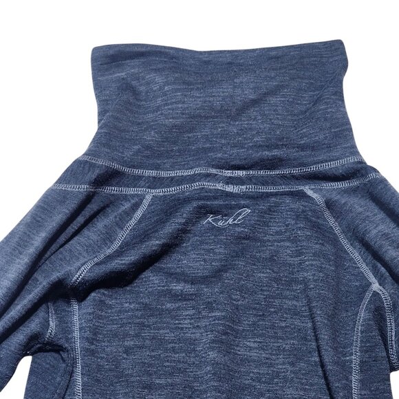 Kuhl Womens Gray Knit Pullover Medium Funnel Neck Long Sleeve Casual‎ Fit READ - Picture 7 of 9